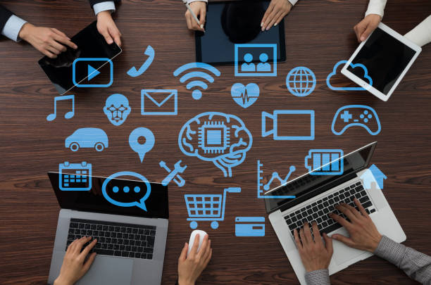 Business software concept. AI. Artificial Intelligence.